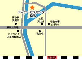 ディサービスセンター松風　地図